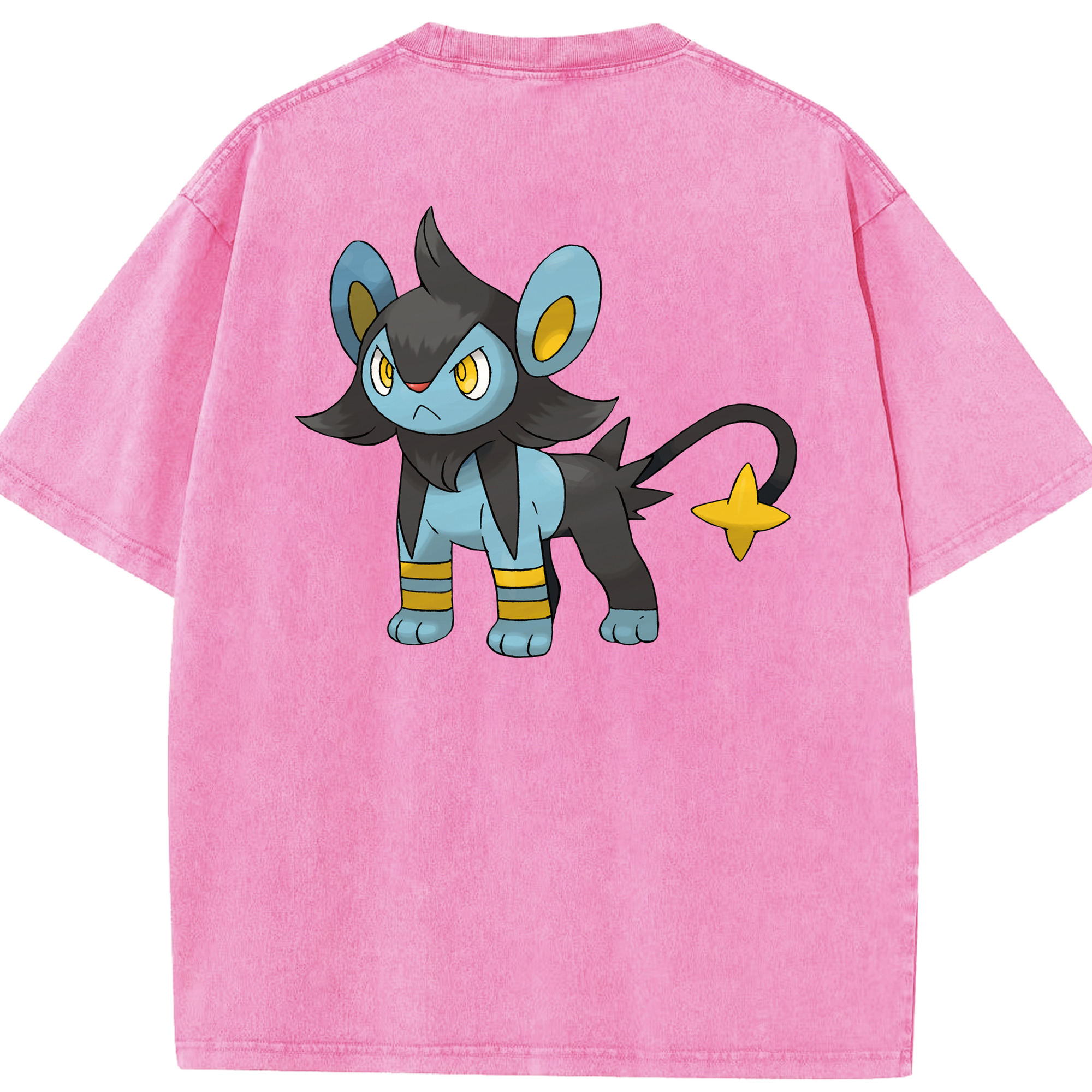 （画像用） ポケットモンスター Pokémon 綿100% ヴィンテージ風 半袖Tシャツ（背面プリント）